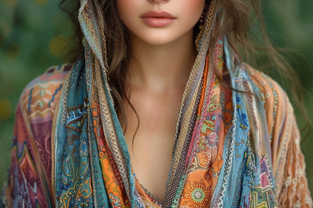 Les secrets des motifs et couleurs dans l’univers des robes bohèmes