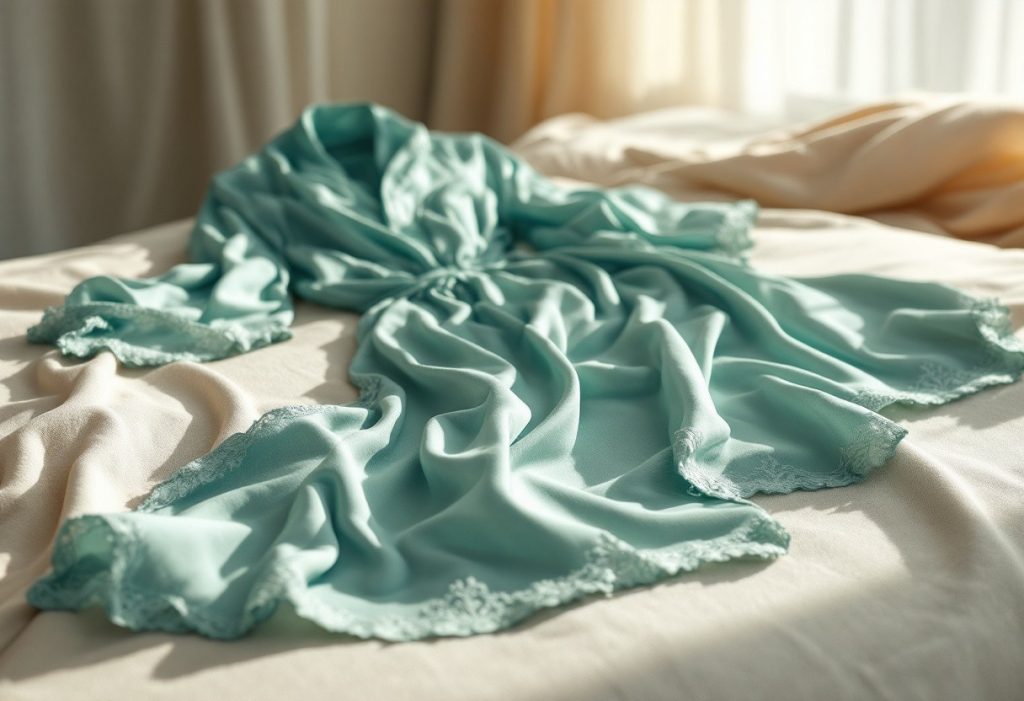 Robe longue vert d’eau : l’élégance fluide