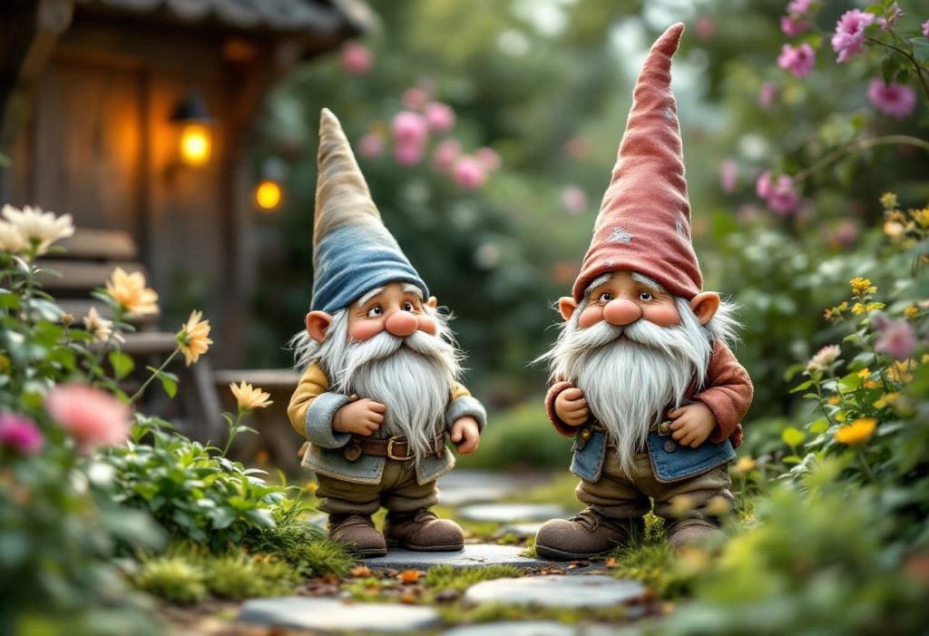 Créer une scène féérique avec vos nains de jardin : idées déco pour un extérieur magique