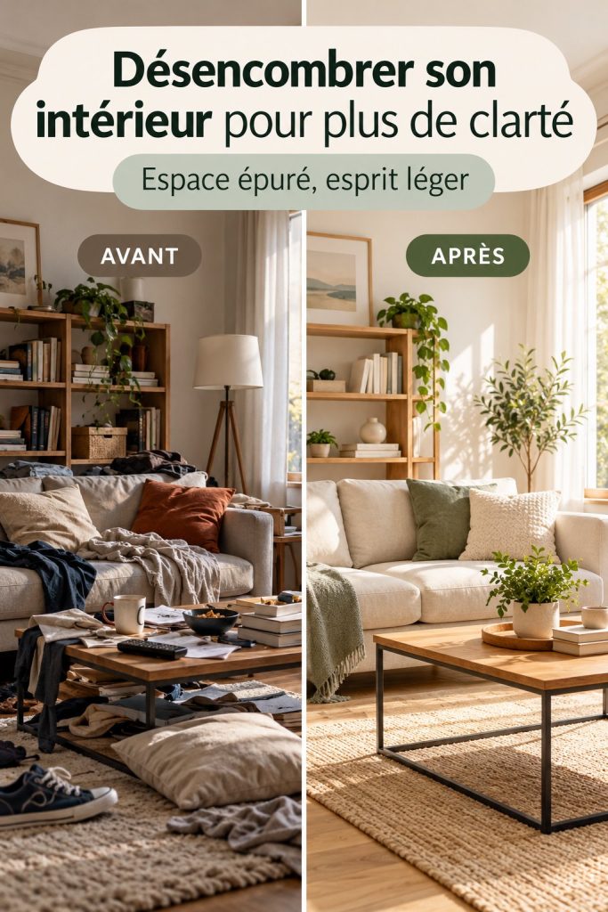 Désencombrer son intérieur pour plus de clarté