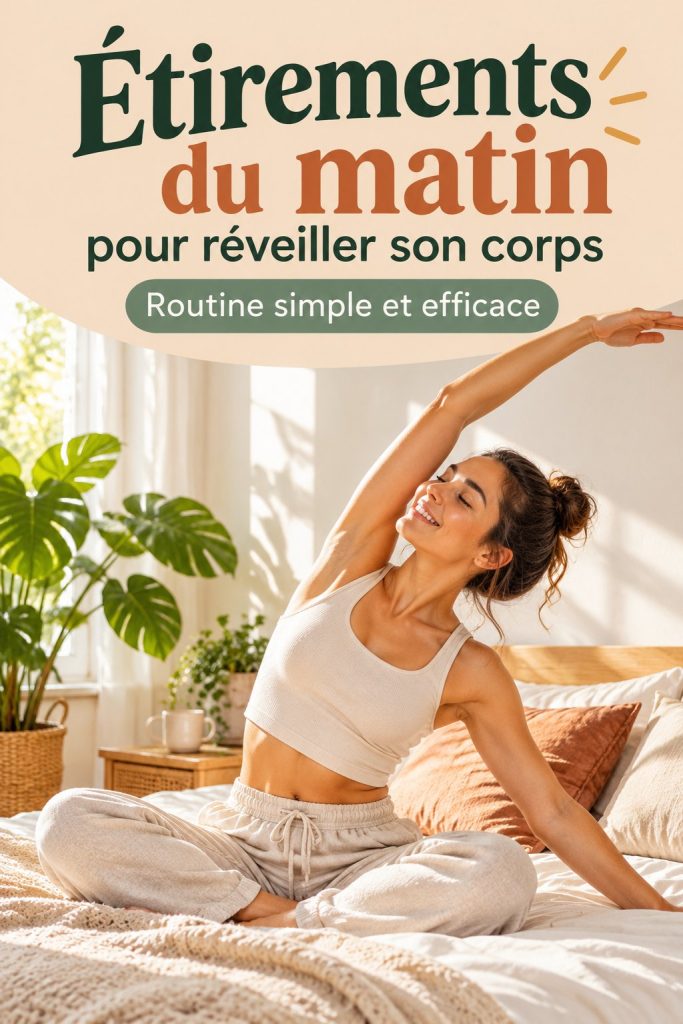 Étirements du matin pour réveiller son corps