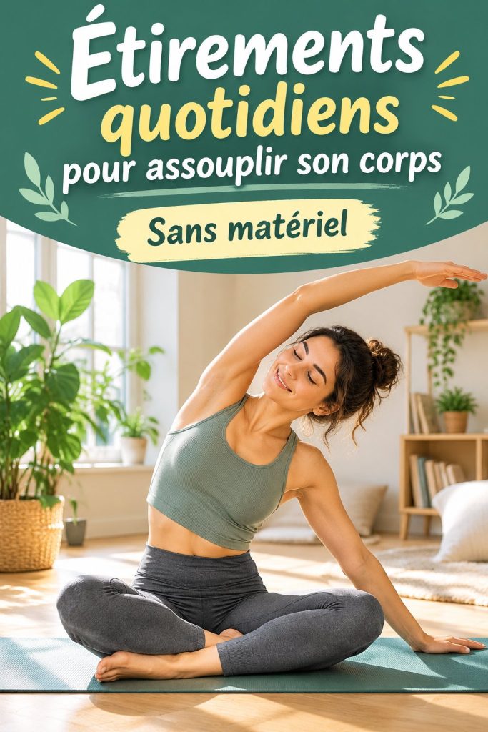 Étirements quotidiens pour assouplir votre corps