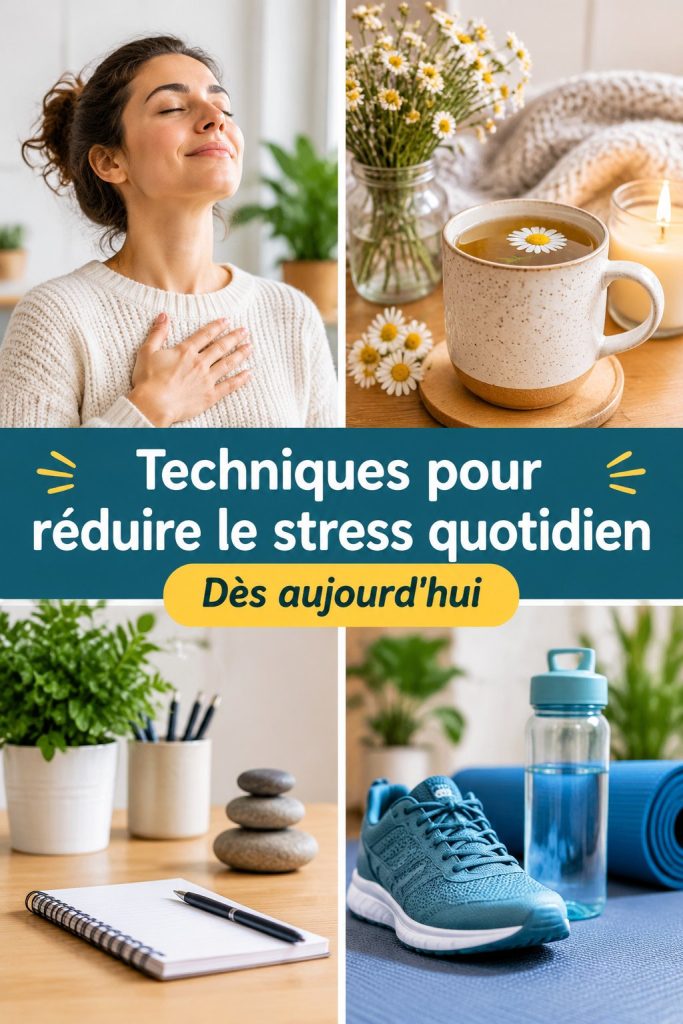 Techniques pour réduire le stress au quotidien
